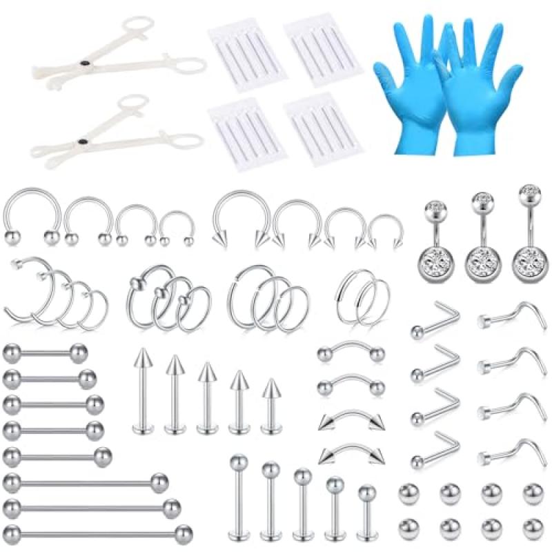 NIUSIMAN Stainless Steel Piercing Kit