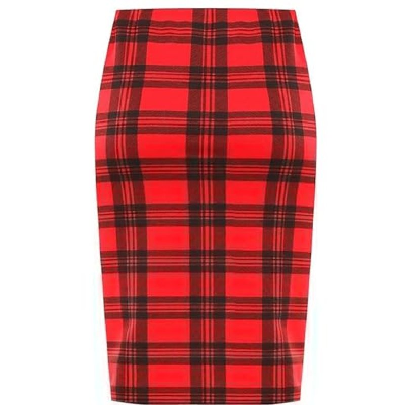 Star Fashion Plus Size Midi Skirt