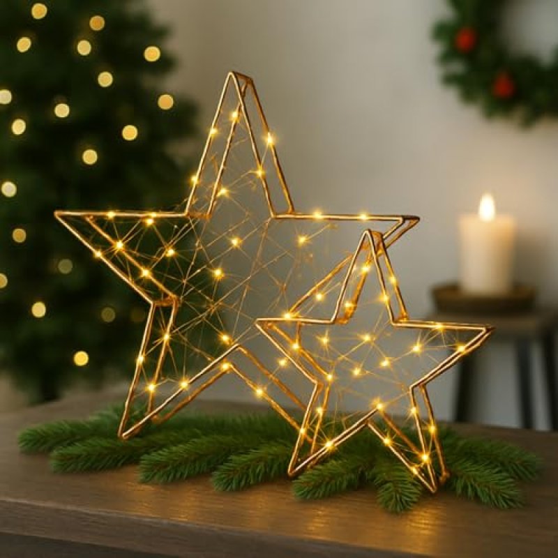 LED Star Set, Warm White
