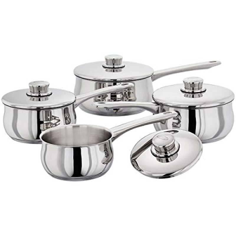 Stellar Classic Set of 4 Stainless Steel Pans…