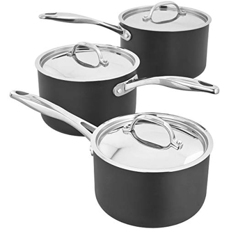 Stellar Element Set of 3 Teflon Non-Stick Pans…