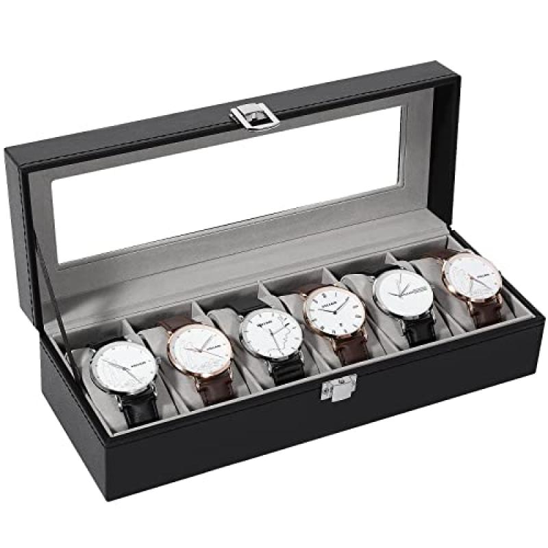 Uten Watch Box with Glass Lid
