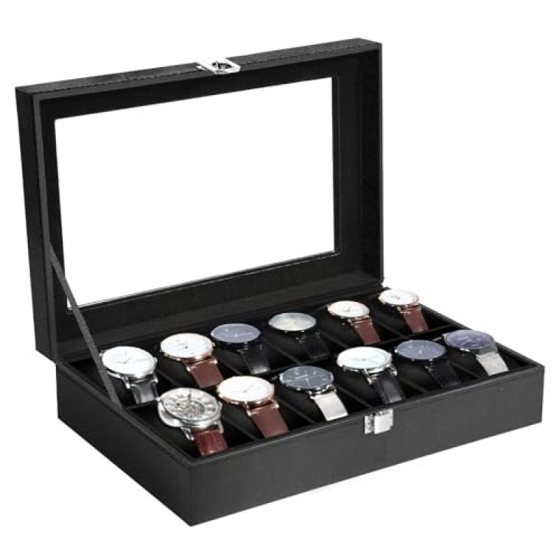 Uten Watch Box with Glass Lid
