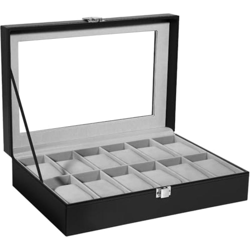 Uten Watch Box with Glass Lid
