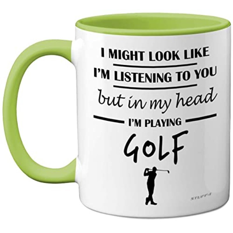 Stuff4 Golf Ceramic Funny Mug