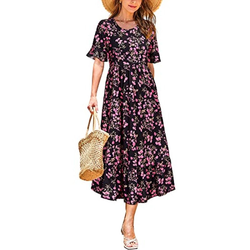 Styleword Floral Midi Dress