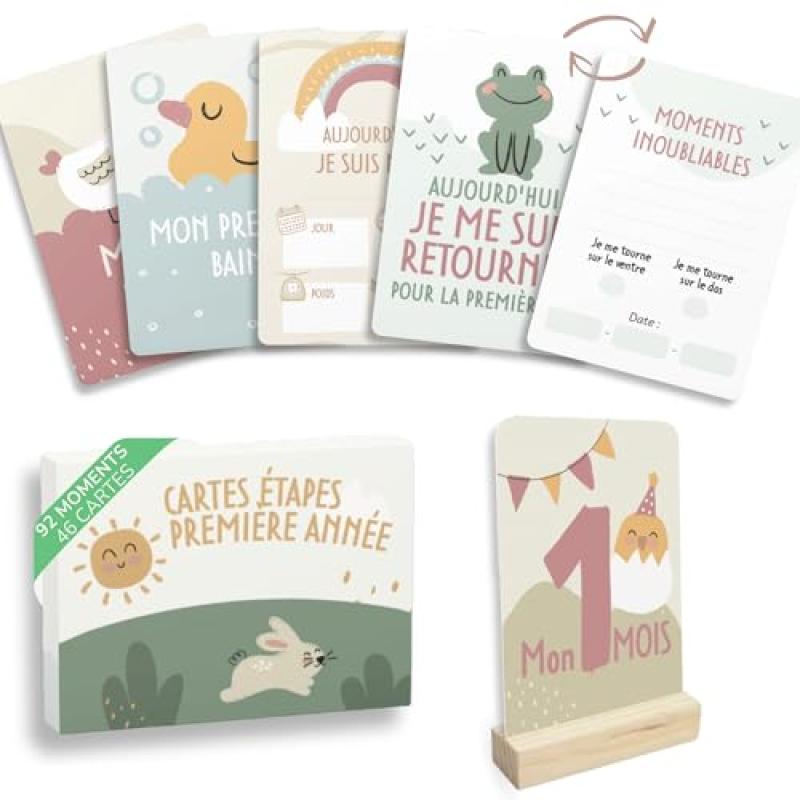 HuBorns Baby Milestone Cards