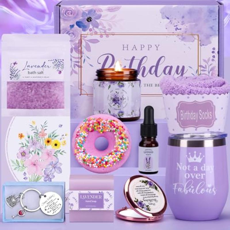 TuDou Women's Birthday Hampers with Pamper Presents