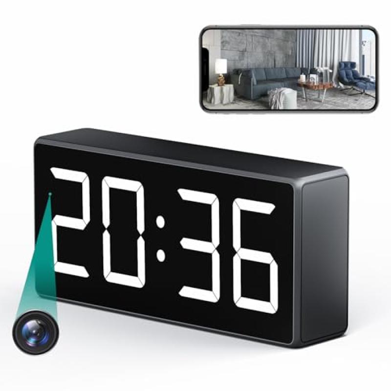 Kubas Spy Camera Clock 4K HD