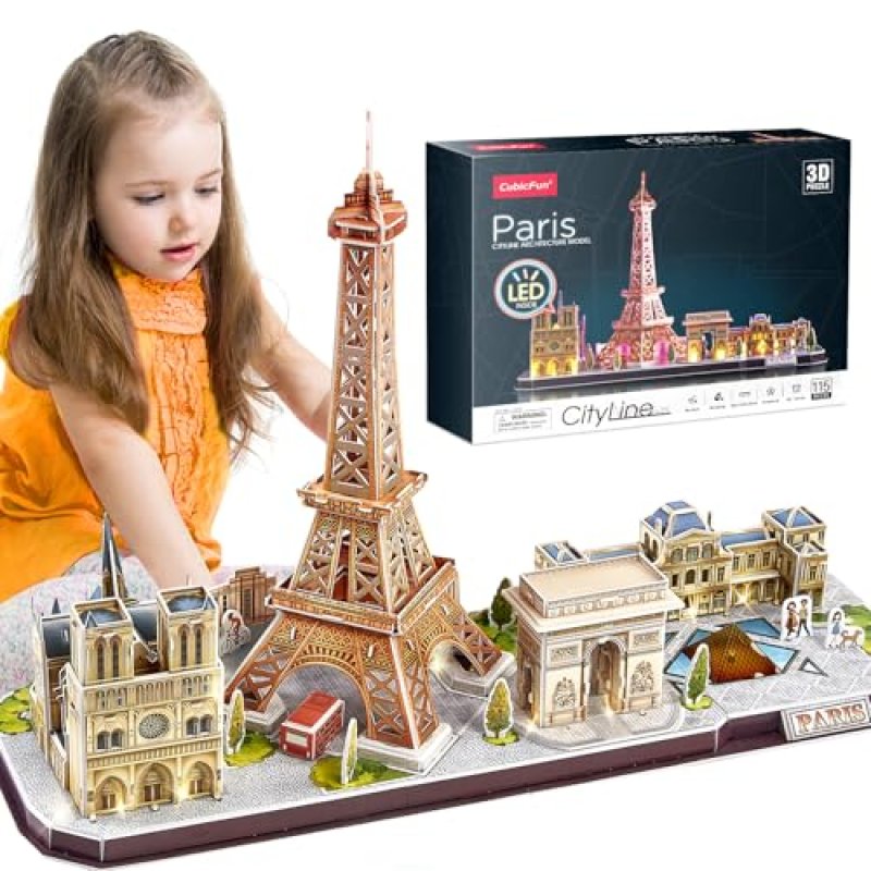 CubicFun 3D Paris Puzzle