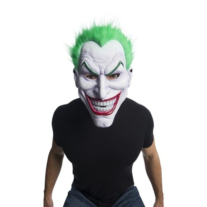 Rubies Official DC Comic The Joker Mask with Hair…