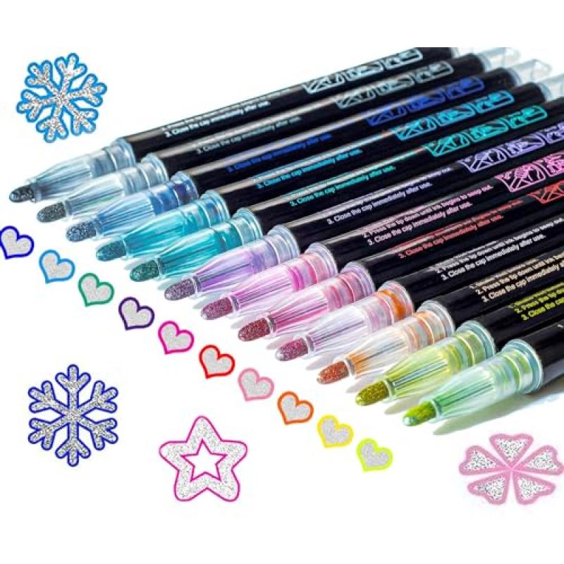 Muchcute Glitter Pens for Children Art Supplies
