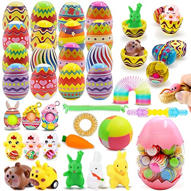 Yucoolili Easter Eggs Hunt with Fidget Toys