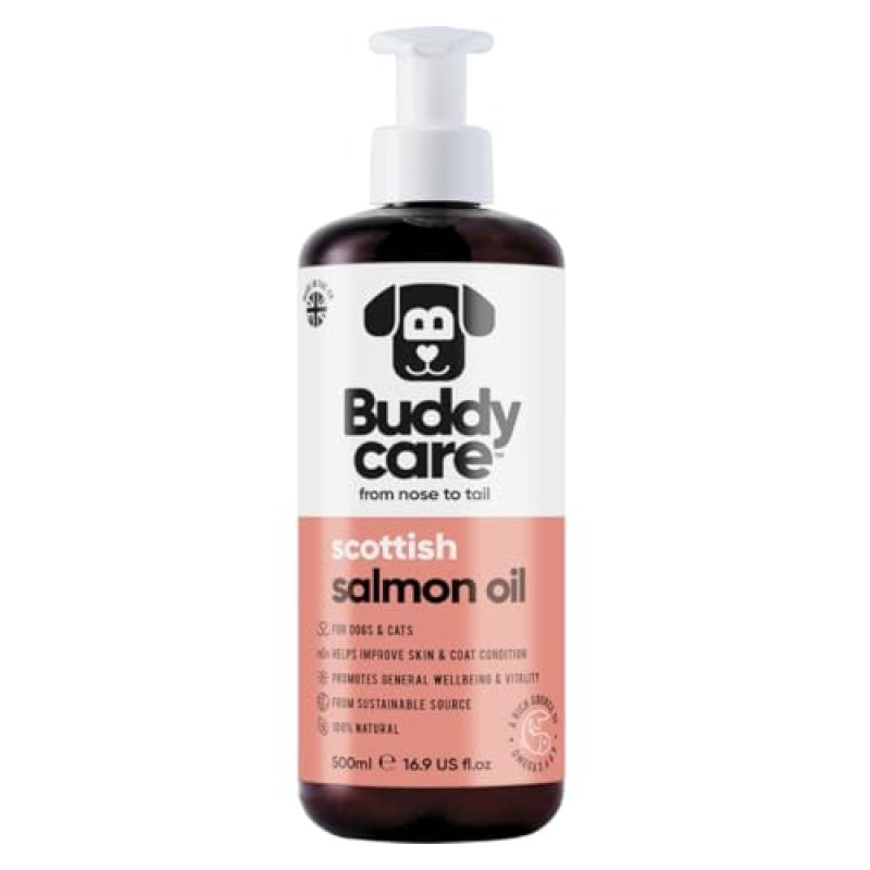 Buddycare Scottish Salmon Oil For Dogs UK & Cats,…