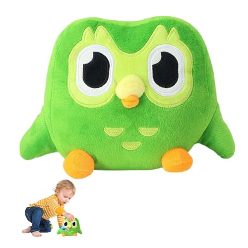 Guegine Green Owl Plush