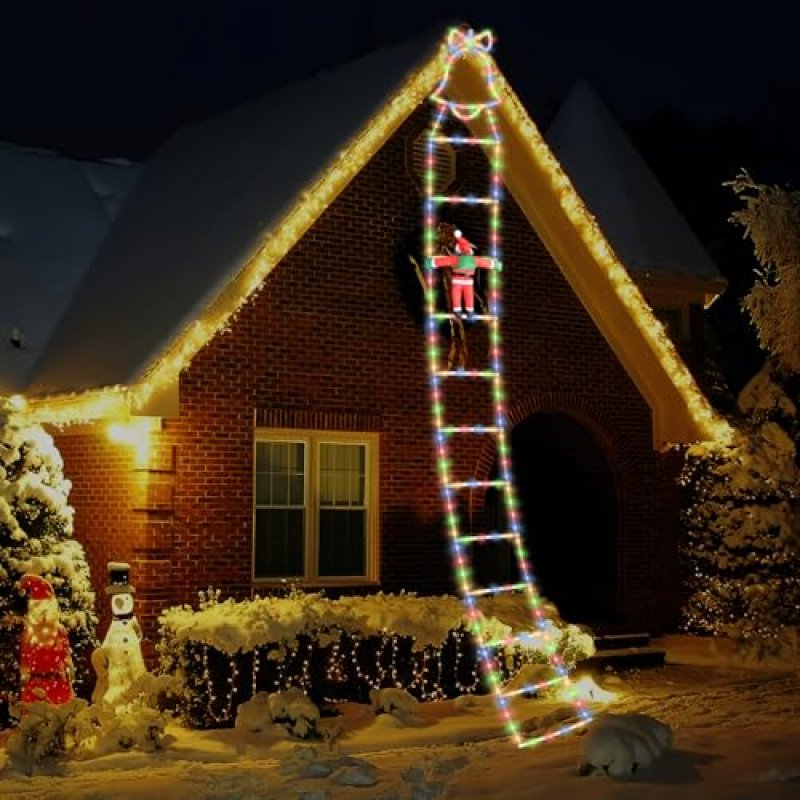 Suewidfay Christmas Ladder Light