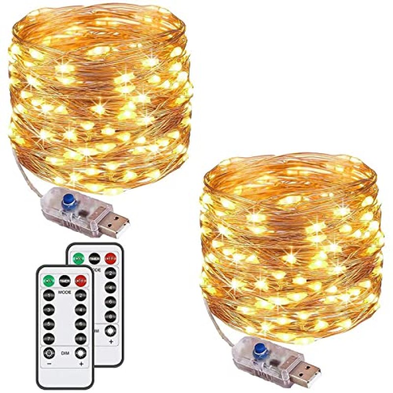 Augone 120 LED String Lights