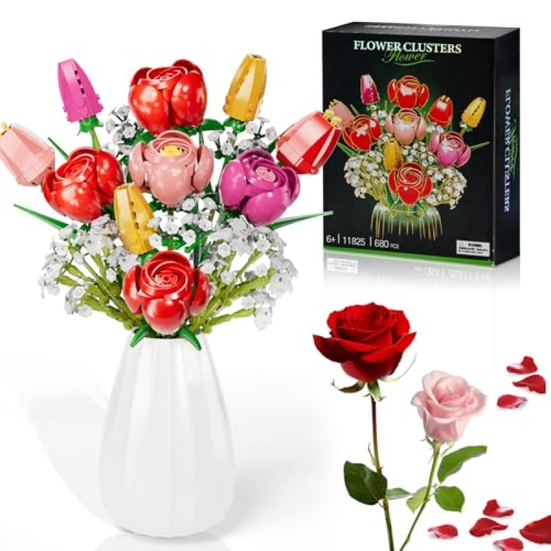 Building Blocks Flowers Kit