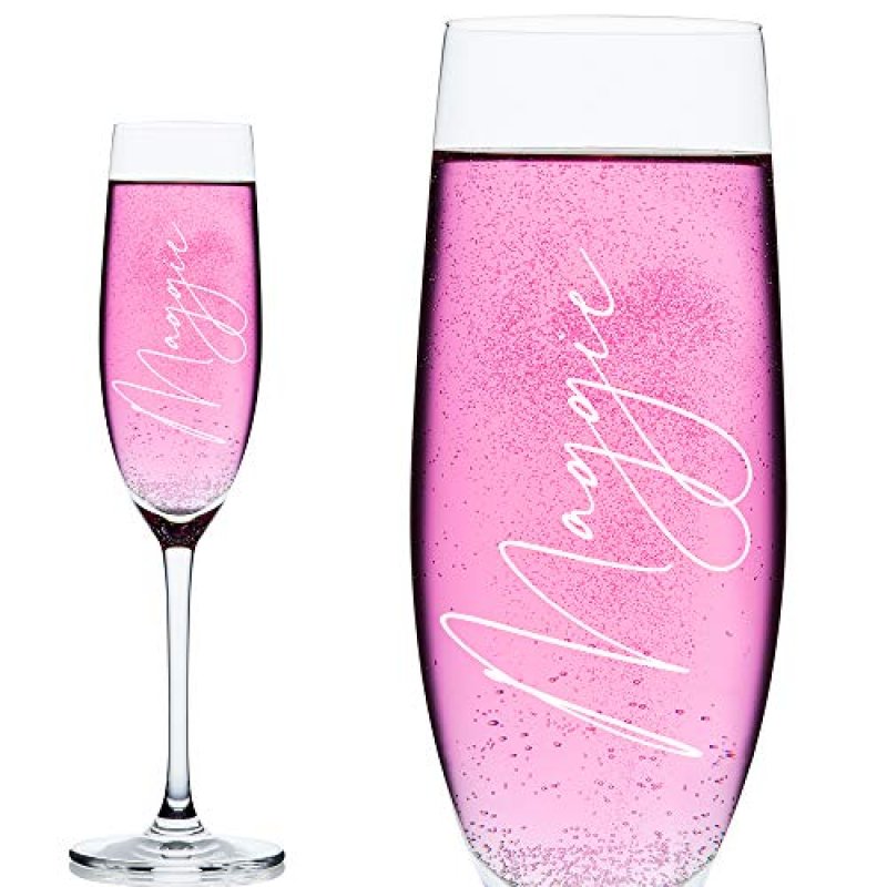 ukgiftstoreonline Personalised Champagne Flute…