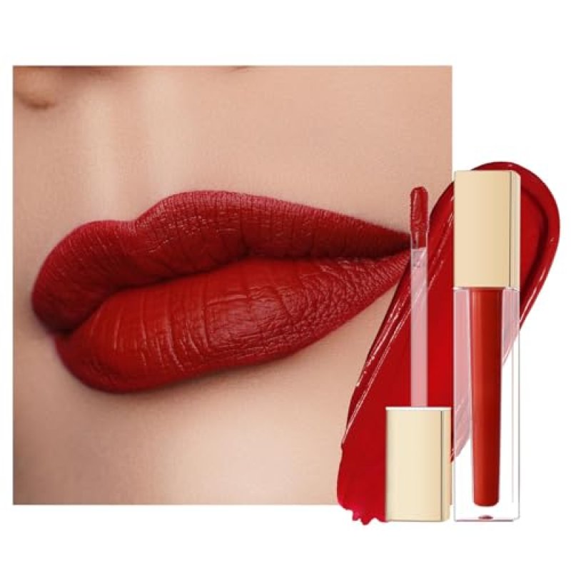 Oulac Red Lipstick for Women, Matte Liquid…