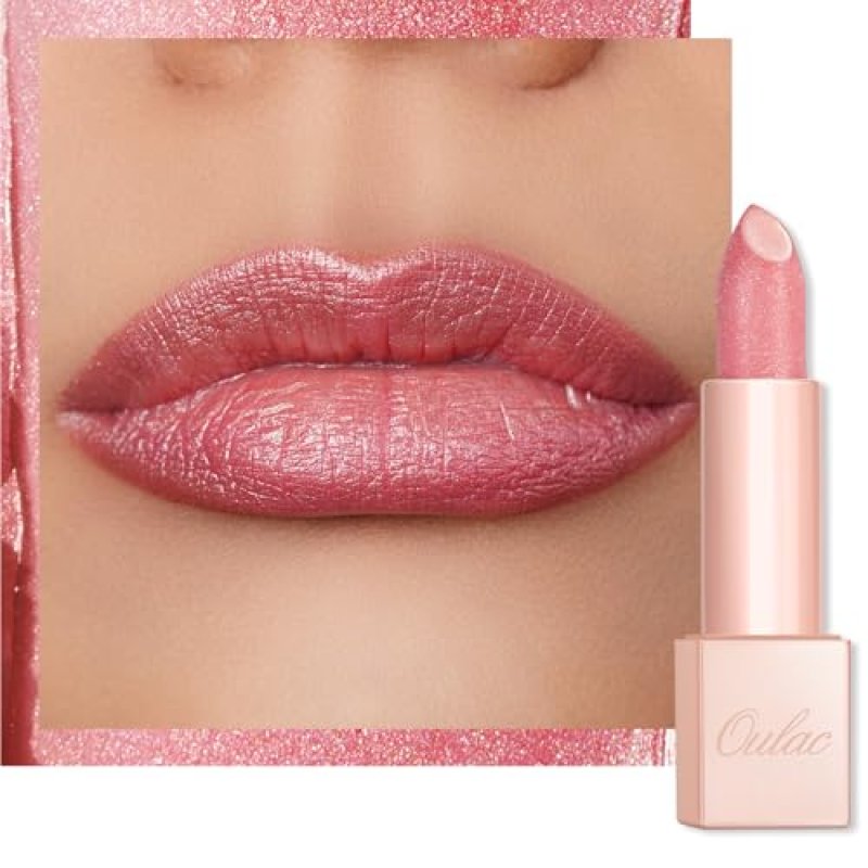 Oulac Pink Shimmer Lipstick