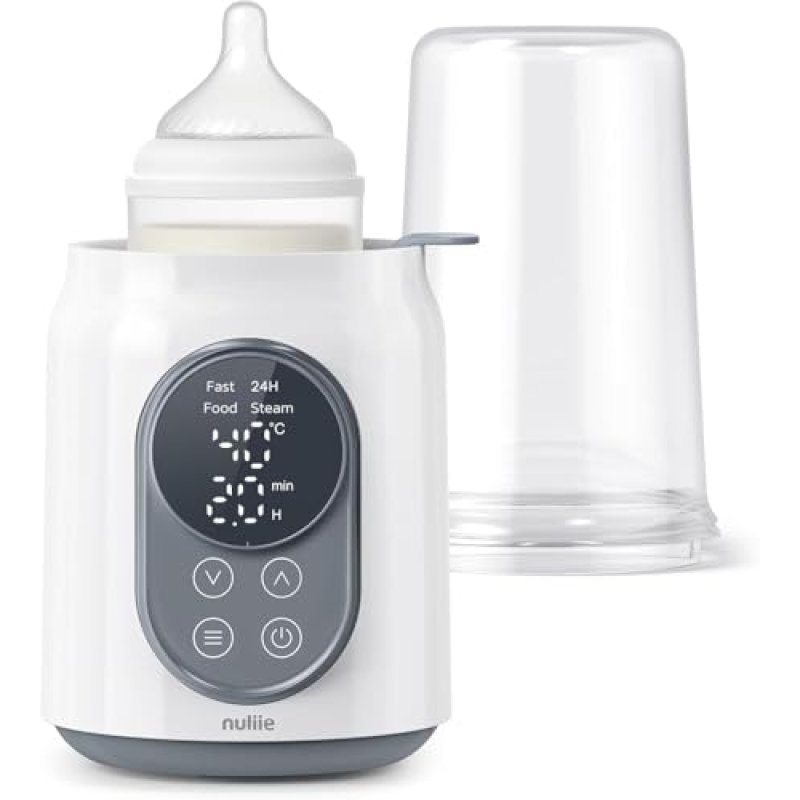 Nuliie Baby Bottle Warmer 10-in-1 with Digital…