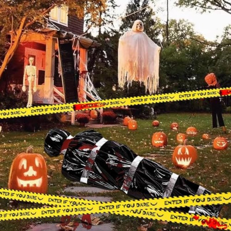 FullGen Halloween Dead Victim Props, Scary Fake…