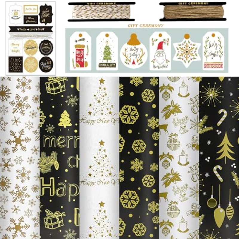 FullJoyHut Christmas Wrapping Set