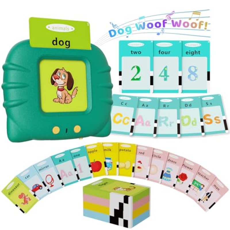 Aullsaty Toddler Talking Flash Cards