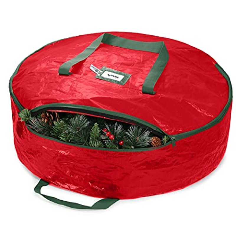 Jumbo Christmas Wreath Storage Bag