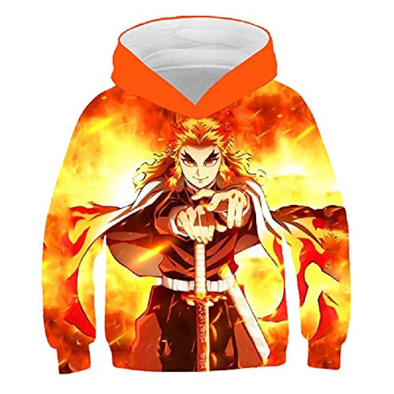 Yumenam Demon Slayer Kids Hoodie