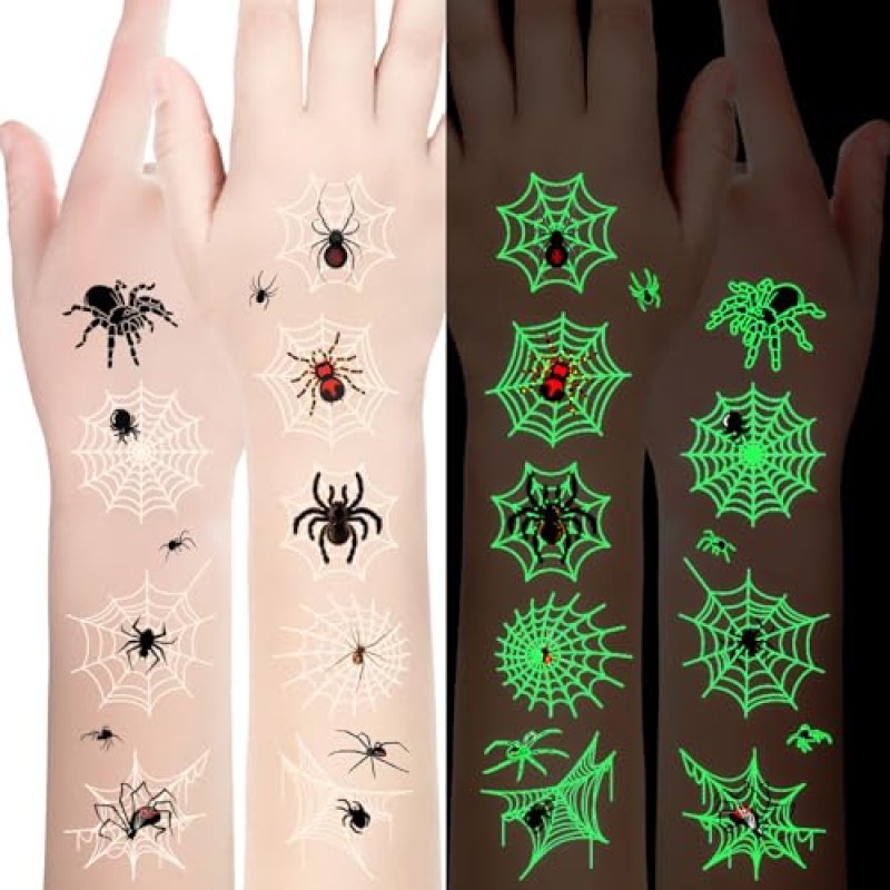 Luminous Halloween Temporary Tattoos for Kids…