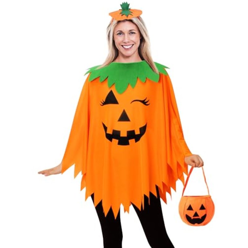 WISHTEN Pumpkin Costume for Women