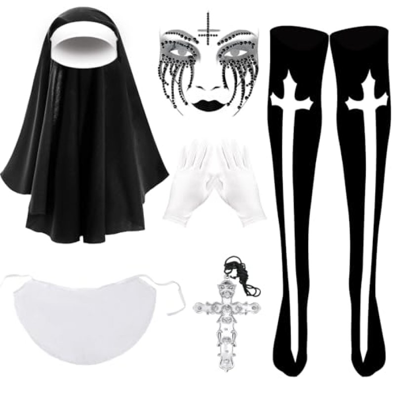 KMLGY Nun Costume Set