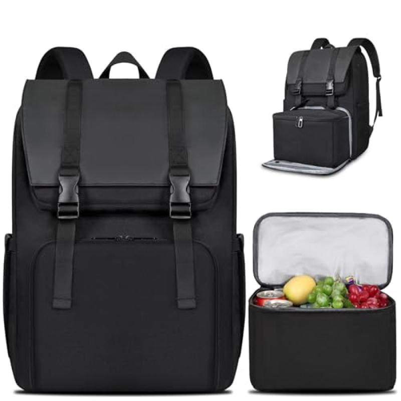 BERTASCHE Lunch Backpack with Insulated Cooler