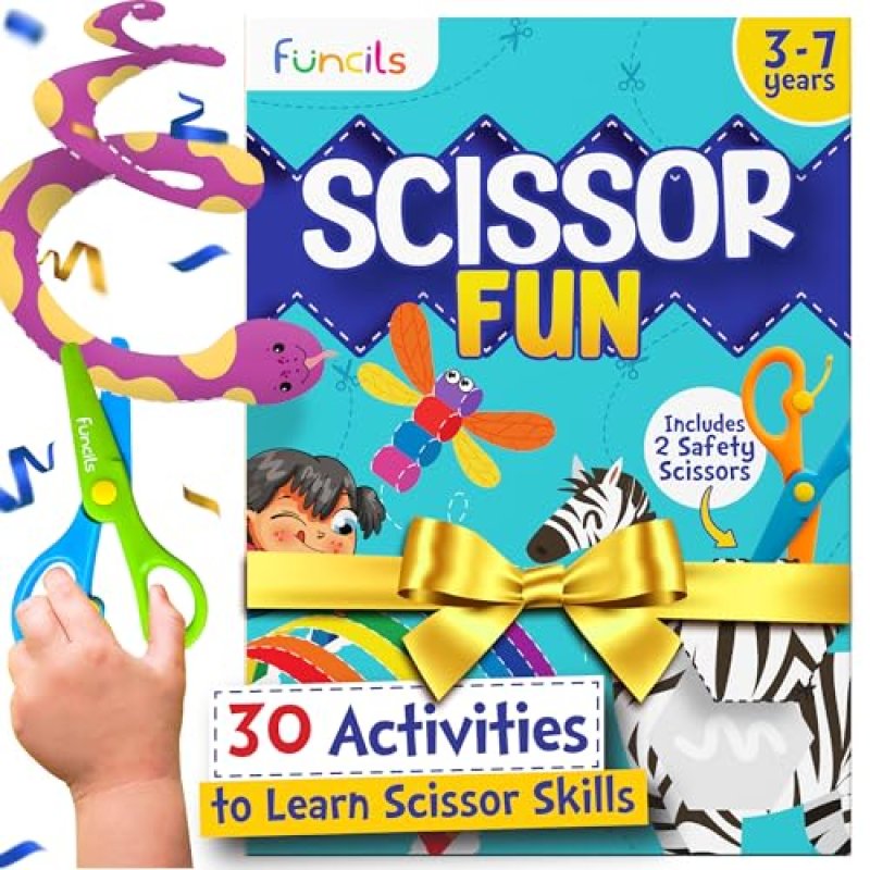 Funcils Scissor Skills Kit for Kids