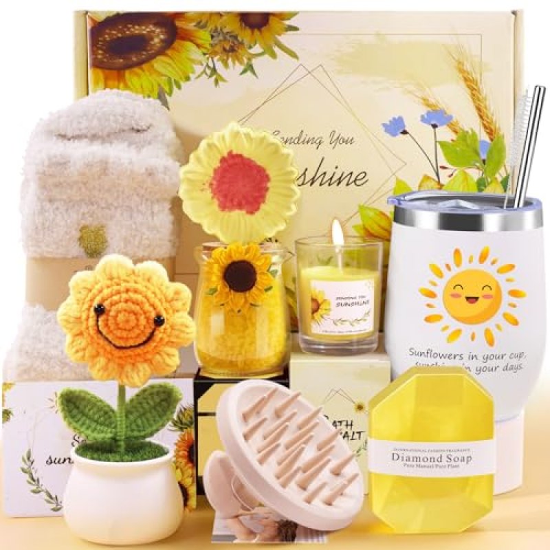 Sunflower Pamper Gift Set for Women