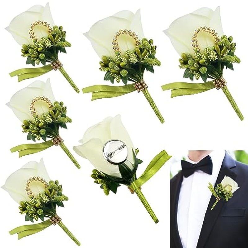 Junmeido Wedding Boutonniere Set