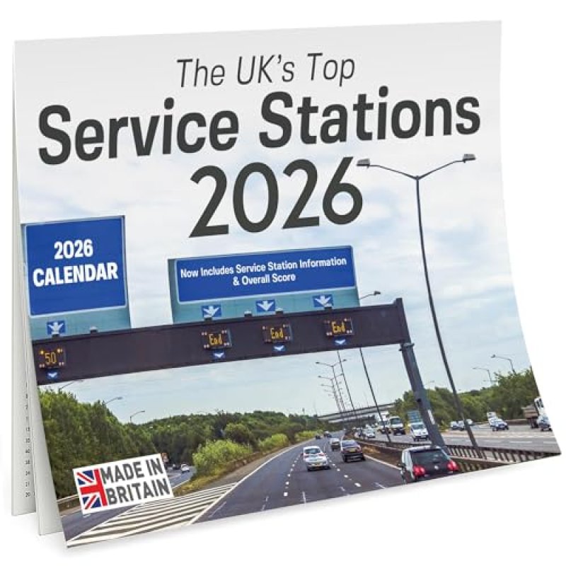 Funny Calendar 2026 – Service Station & Motorway…