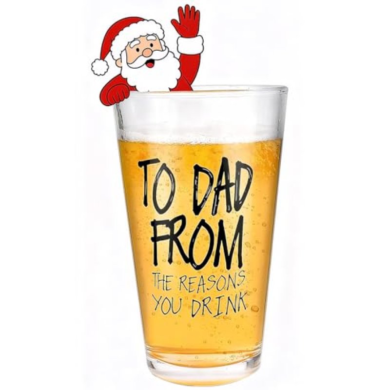 Funny Beer Glass for Dad