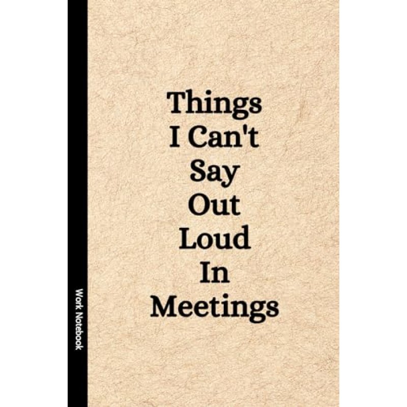Funny Meeting Notebook