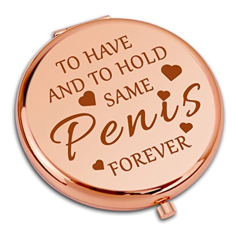 Funny Bride Gifts Compact Makeup Mirror Bridal…