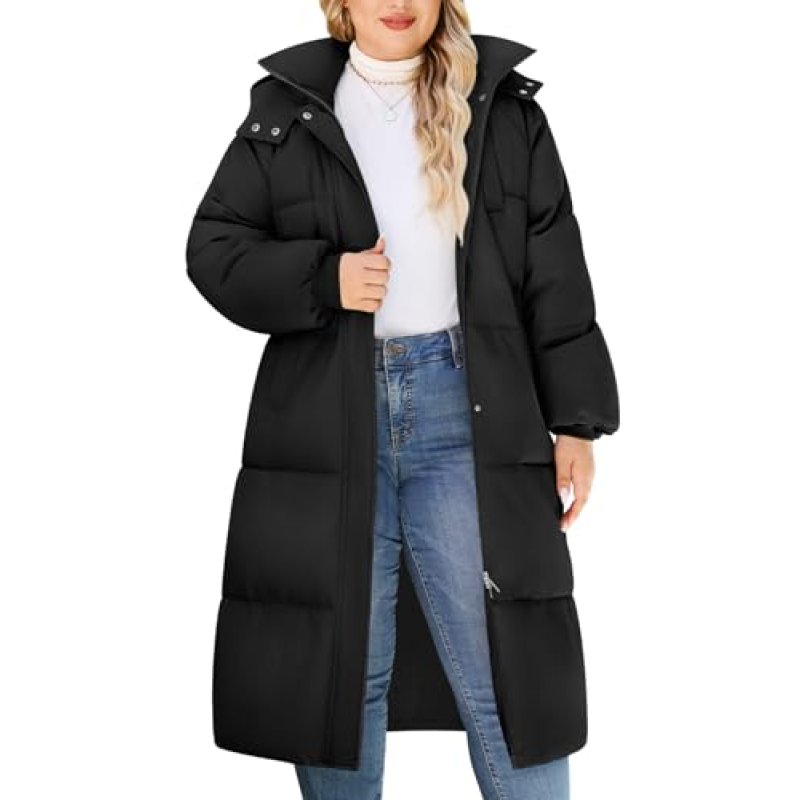 Tuopuda Womens Plus Size Winter Coats Quilted…