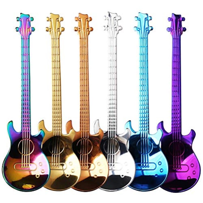 Nuoshen Guitar Coffee Spoons