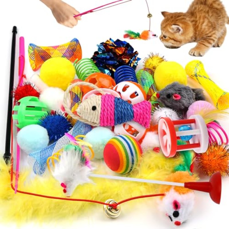 Quozuo Kitten Toy Set