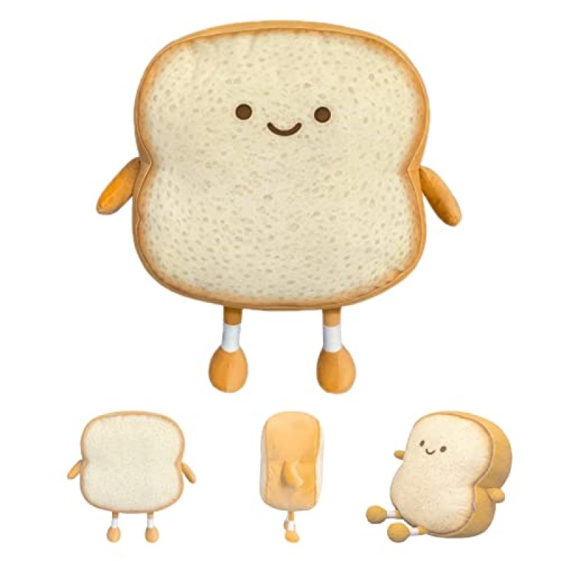 Auptiz Toast Plush Pillow