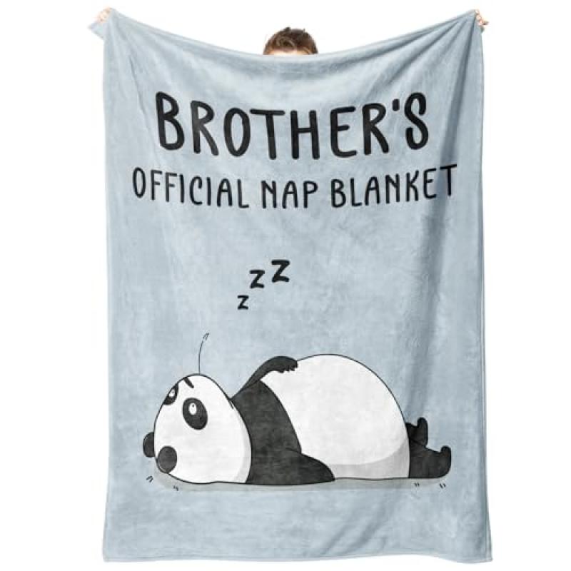 Juratar Brother Gifts Blanket, Soft Flannel, 50"X60"