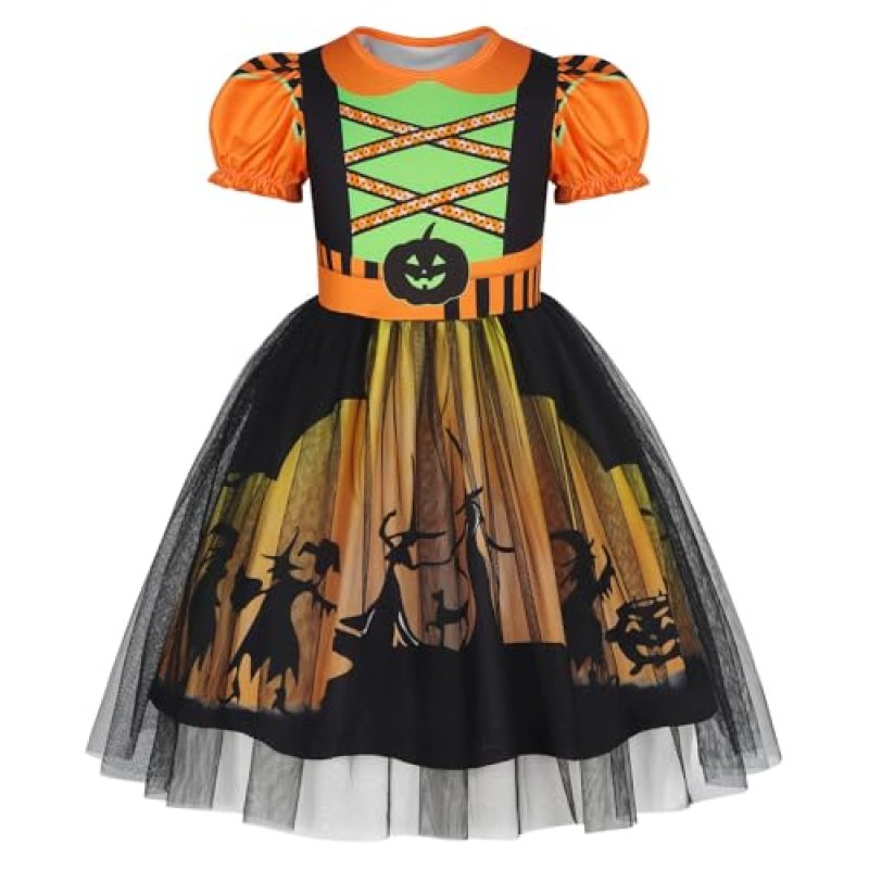 Jurebecia Kids Witch Costume