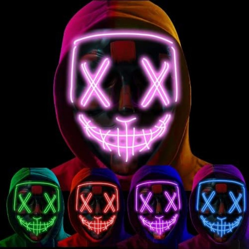 Purge Pink LED Mask