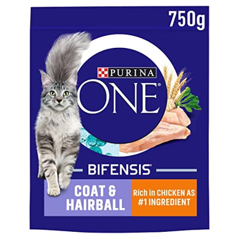 Purina ONE Cat Food for Coat & Hairball